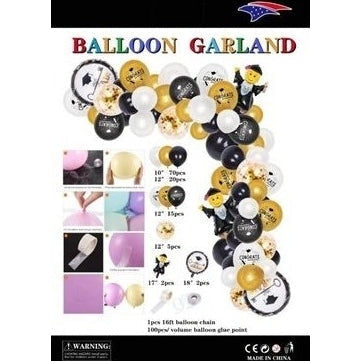 Graduation Balloon Garland Kit