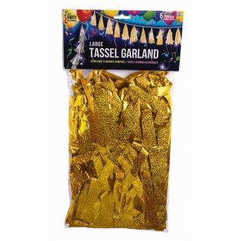 Balloon Tassel - Lg Gold