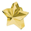 Gold Star Electroplated Balloon Weight