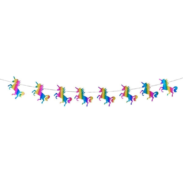Banner - 7" Diamond Unicorn Rainbow