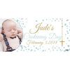Banner - Custom Deluxe Religious Blue Dots With PiCounture