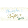 Banner - Custom Deluxe Religious Blue & Gold Dots With Branch