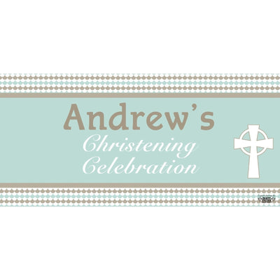 Banner - Custom Deluxe Religious Green & Brown