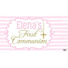 Banner - Custom Deluxe Religious Pink & Gold
