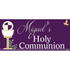 Banner - Custom Deluxe Religious Purple & Gold Dove