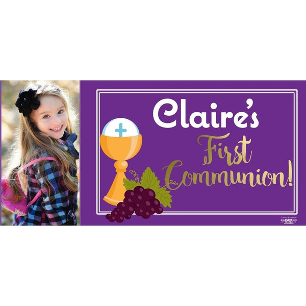 Banner - Custom Deluxe Religious Purple With PiCounture