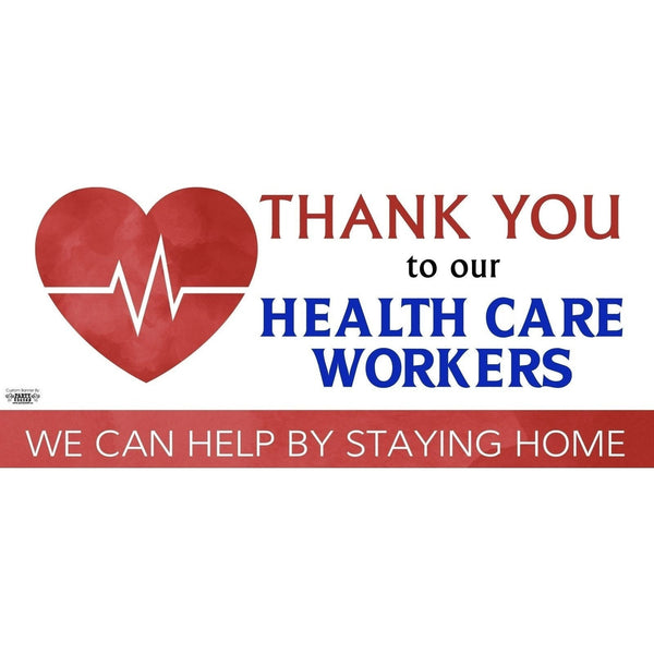 Banner - Custom Deluxe Thank You Health Care Workers
