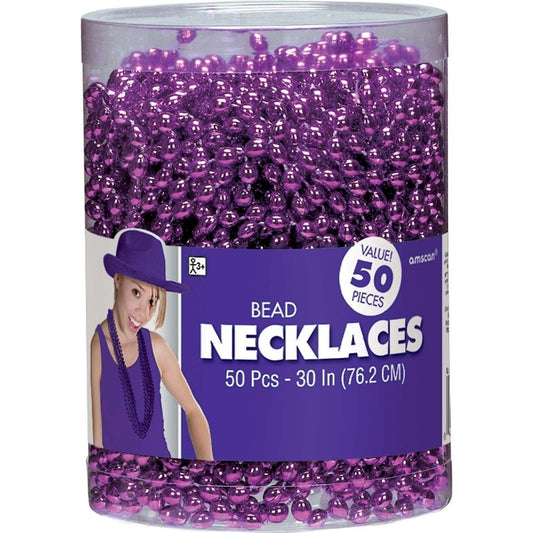 Beads - 50 Count Purple
