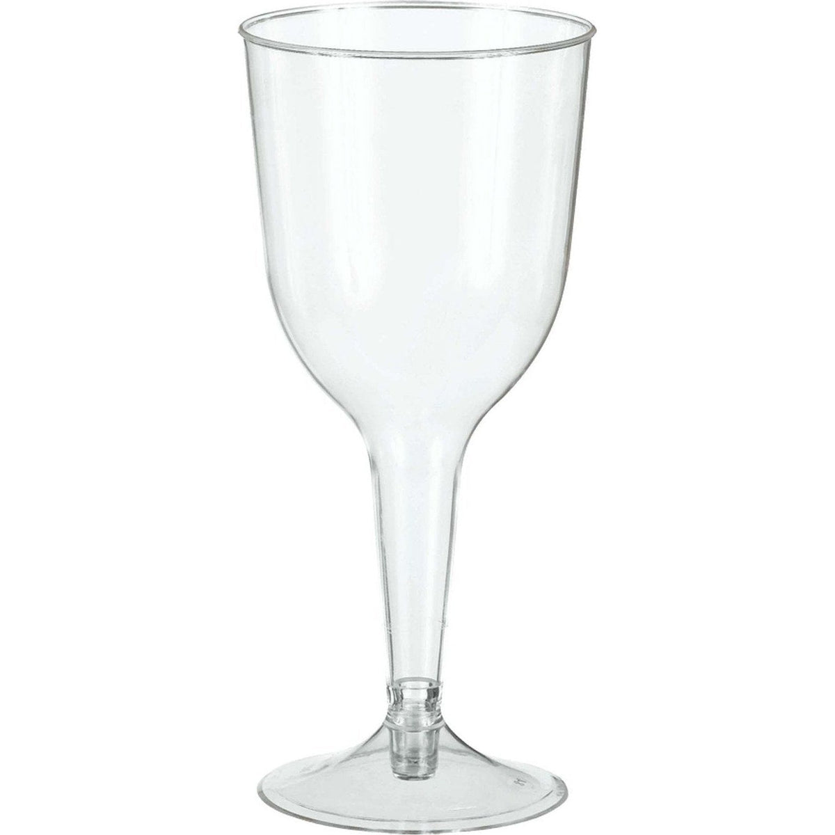 Big Party Pack Clear Plastic Wine Glasses, 10Oz.