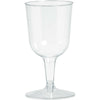 Big Party Pack Clear Plastic Wine Glasses, 5 1/2Oz.