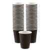 Big Party Pack Paper Coffee Cups - Jet Black