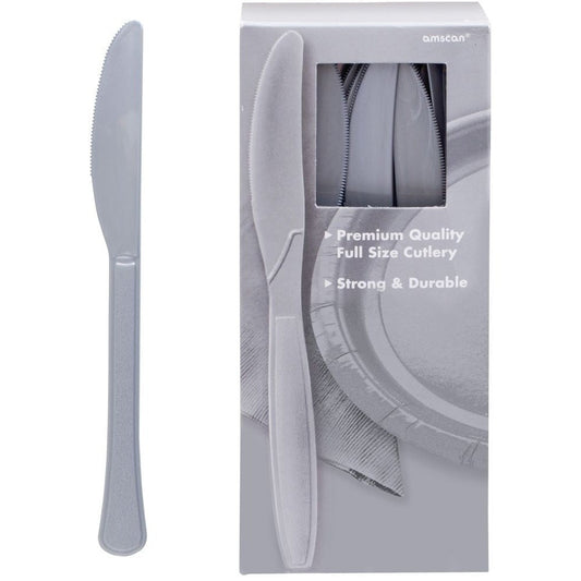 Big Party Pack Silver Plastic Knives