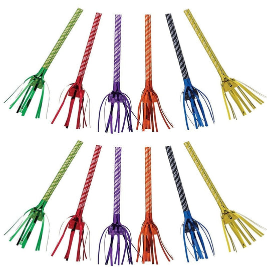 Birthday Accessories Rainbow Fringed Blowouts