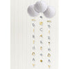 Birthday Accessories Silver & Gold Honeycombs With Tails