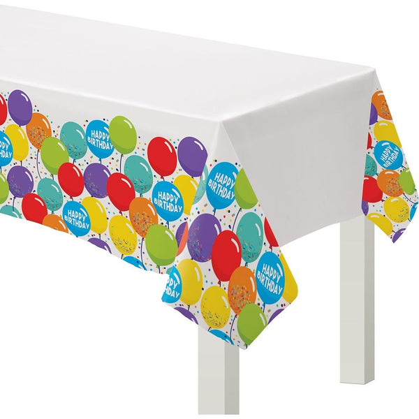 Birthday Celebration Plastic Table Cover