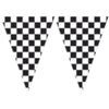 Black And White Check Flag Banner