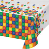 Block Party Plastic Tablecloth Lego Inspired