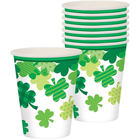 Blooming Shamrocks Cups, 9 Oz.