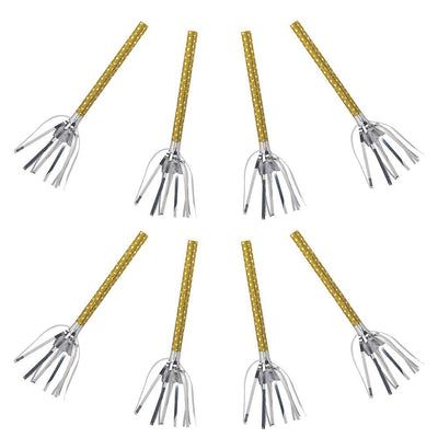 Birthday Accessories Silver & Gold Fringed Blowouts