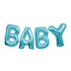 Blue Baby Foil Letter Balloon Banner Kit, 14"