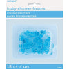 Blue Crystal Pacifier Favors 1", 18 Count