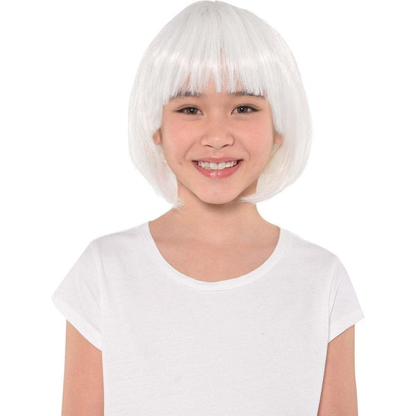 White Bob Wig