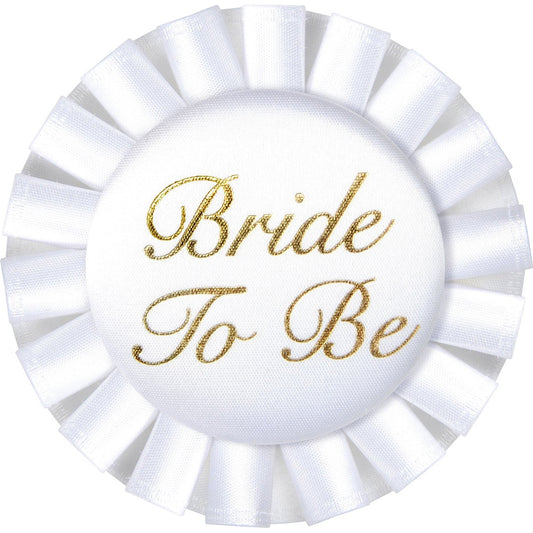 Bride To Be Satin Button