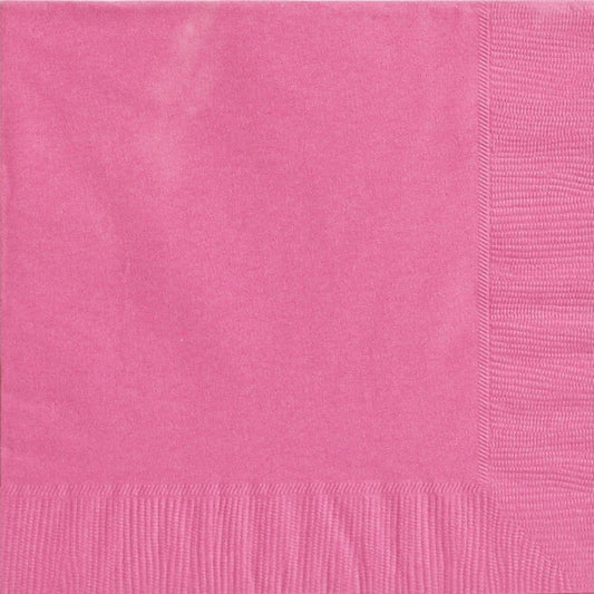 Bright Pink 2-Ply Luncheon Napkins