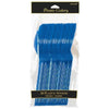 Bright Royal Blue Plastic Spoons 20 Count