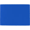 Bright Royal Blue Solid Color Paper Placemats