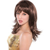 Brown Feather Shag Wig