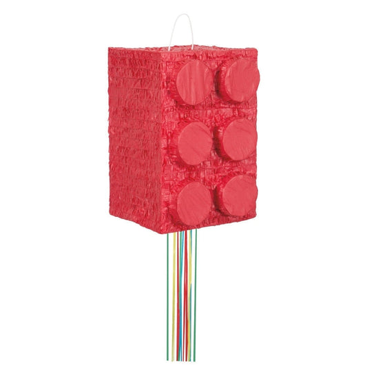 Building Blocks Birthday 3D Pinata, Pull String