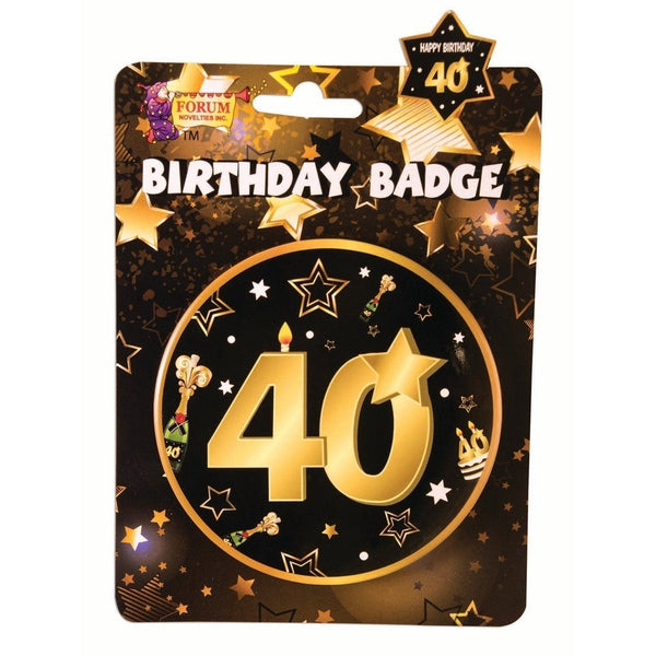 Button Milestone Button - Milestone 40 – Party Stuff