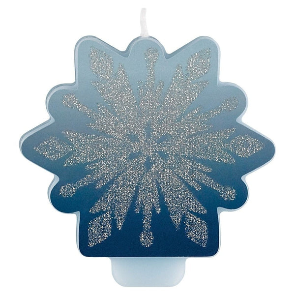Disney Frozen 2 Glitter And Decal Candle