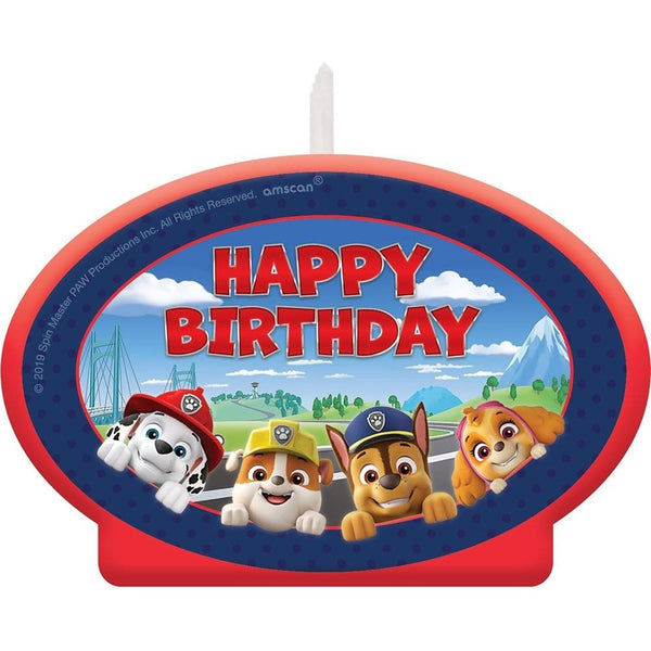 Paw Patrol Tm Adventures Birthday Candle