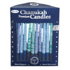 Chanukah Candles,Premium, Hand Crafted,Frosted Blues,45/Giftbox
