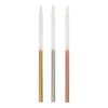 Metallic DiPPEd Birthday Candles 5" - Assorted, 12 Count