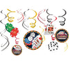 Casino Value Pack Foil Swirl Decoration