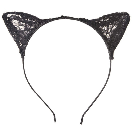 Cat Lace Ears Headband