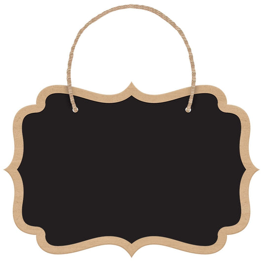 Chalkboard Hanging Sign, 8 Count.