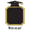 Chalkboard Sign W/ Grad Cap