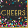 Colorful Confetti Beverage Napkins
