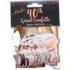 Confetti - Rose Gold 40Th