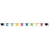 Congrats Grad Letter Banner - Multicolor