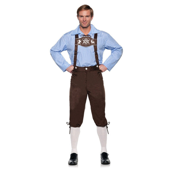 Lederhosen Brown Adult Costume