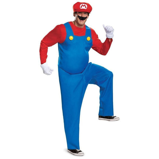 Mario Deluxe 42-46 Adult Costume
