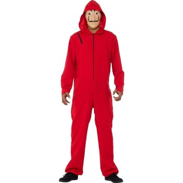 Money Heist With Mask Sm 34-36 Adult Costume