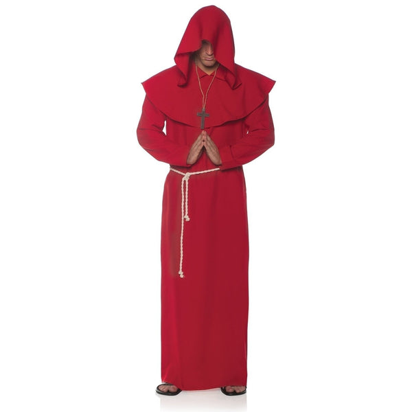 Monk Robe Red Adult Costume