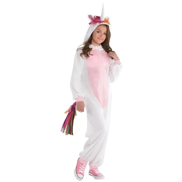 W155 Costume - Unicorn Zipster - Girl Large 12-14