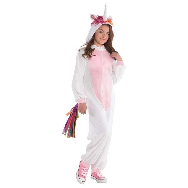 W155 Costume - Unicorn Zipster - Girl Medium 8-10